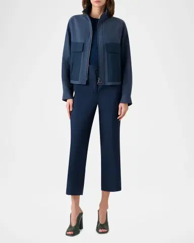 Akris Kamil Double-Faced Cotton Jacket | Thumbnail 2 Akris Kamil Double-Faced Cotton Jacket | Thumbnail 2