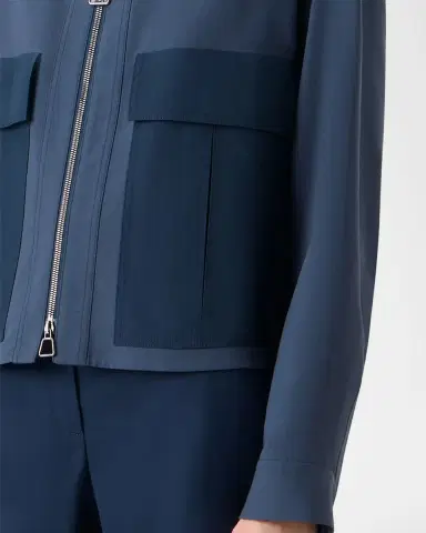 Akris Kamil Double-Faced Cotton Jacket | Thumbnail 5 Akris Kamil Double-Faced Cotton Jacket | Thumbnail 5
