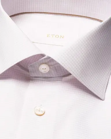 Eton Men 's Elevated Supima Cotton Contemporary-Fit Dress Shirt | Thumbnail 6