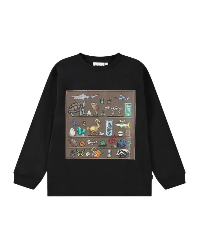 Molo Boy 's Rube Graphic-Print Long-Sleeve T-Shirt, Size 8-10