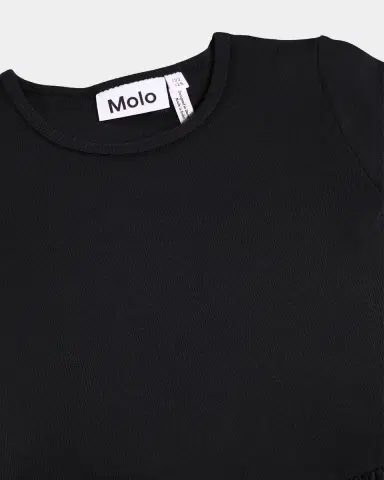Molo Girl's Casie Long-Sleeve Organic Cotton Dress, Size 3-6 | Thumbnail 3