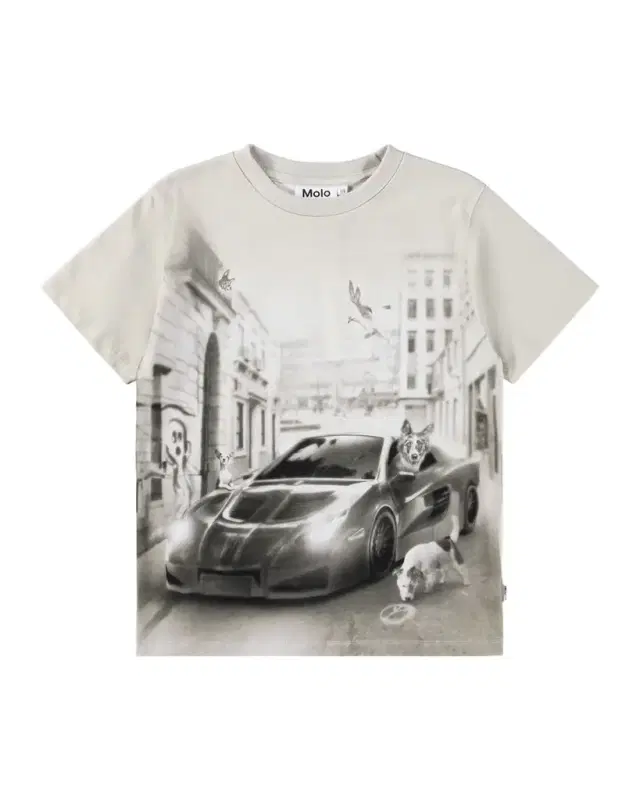 Molo Boy 's Riley Graphic-Print Short-Sleeve T-Shirt, Size 4-7