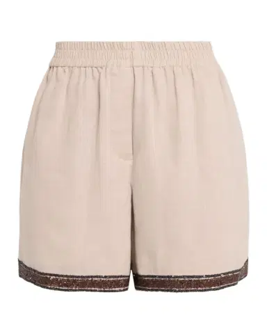 Brunello Cucinelli Paillette Embroidered Linen Bermuda Shorts | Thumbnail 1 Brunello Cucinelli Paillette Embroidered Linen Bermuda Shorts | Thumbnail 1