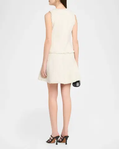 Proenza Schouler White Label Kaida Bouclé Mini Dress | Thumbnail 3 Proenza Schouler White Label Kaida Bouclé Mini Dress | Thumbnail 3