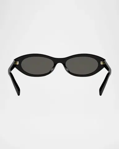 CELINE Triomphe Mini 54mm Round Sunglasses | Thumbnail 5