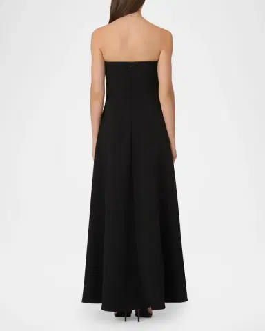 Shoshanna Dory Asymmetric Strapless Gown | Thumbnail 3 Shoshanna Dory Asymmetric Strapless Gown | Thumbnail 3