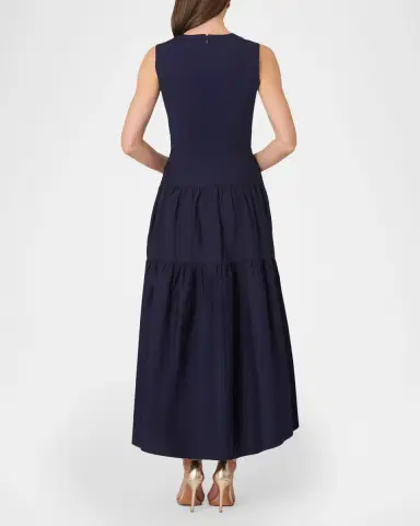 Shoshanna Skylar Tiered High-Low Maxi Dress | Thumbnail 3 Shoshanna Skylar Tiered High-Low Maxi Dress | Thumbnail 3