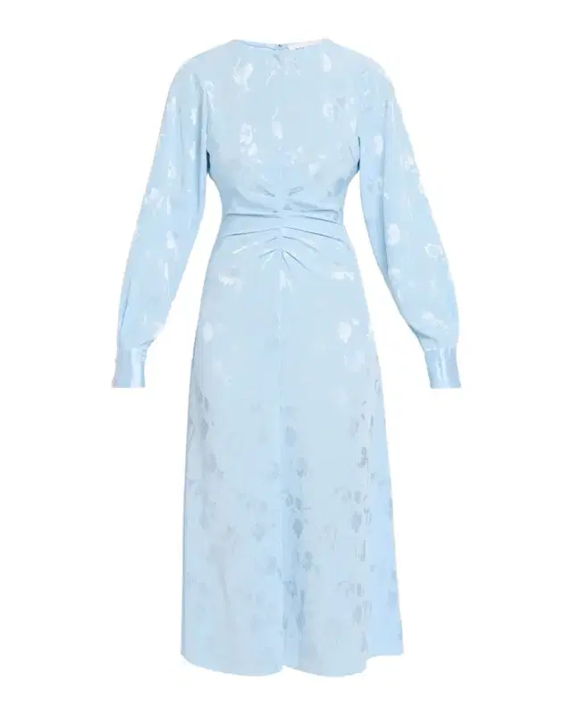 Prabal Gurung Long Sleeve Ruched Midi Dress