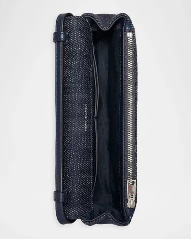 Tory Burch Charlie Denim Crossbody Wallet | Thumbnail 4