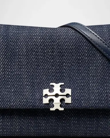 Tory Burch Charlie Denim Crossbody Wallet | Thumbnail 5