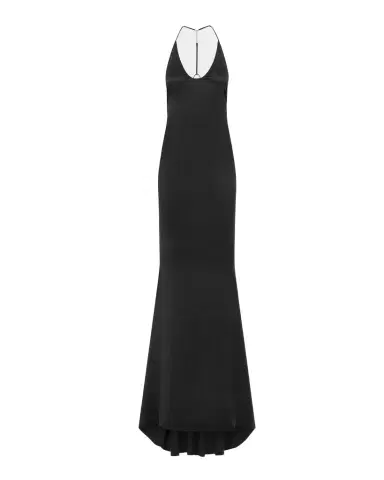 Tom Ford Peach-Feel Silk Backless Trumpet Silhouette | Thumbnail 1 Tom Ford Peach-Feel Silk Backless Trumpet Silhouette | Thumbnail 1