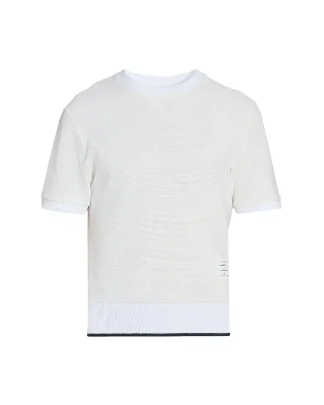 Thom Browne Men 's Lightweight Waffle-Knit Cotton T-Shirt