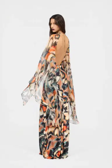 Roberto Cavalli Butterfly Print Dress | Thumbnail 3