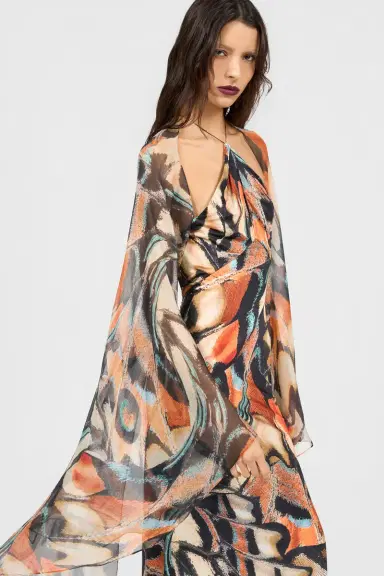 Roberto Cavalli Butterfly Print Dress | Thumbnail 4