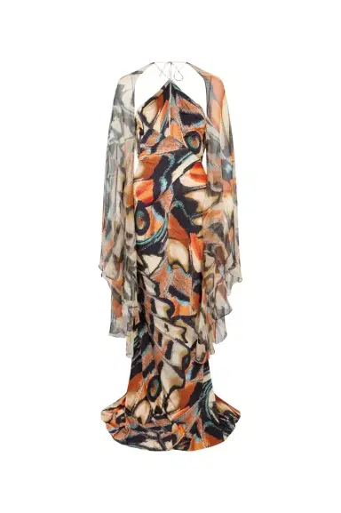 Roberto Cavalli Butterfly Print Dress | Thumbnail 1