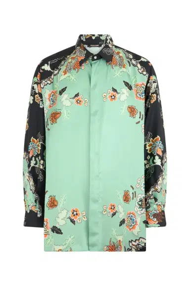 Roberto Cavalli Kimono Print Shirt | Thumbnail 1 Roberto Cavalli Kimono Print Shirt | Thumbnail 1