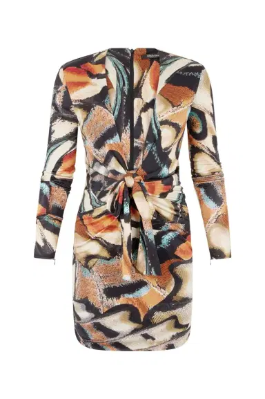 Roberto Cavalli Butterfly Print Mini Dress | Thumbnail 1 Roberto Cavalli Butterfly Print Mini Dress | Thumbnail 1