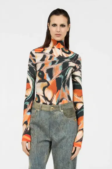 Roberto Cavalli Butterfly Print Top | Thumbnail 2 Roberto Cavalli Butterfly Print Top | Thumbnail 2