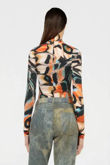 Roberto Cavalli Butterfly Print Top | Thumbnail 3 Roberto Cavalli Butterfly Print Top | Thumbnail 3