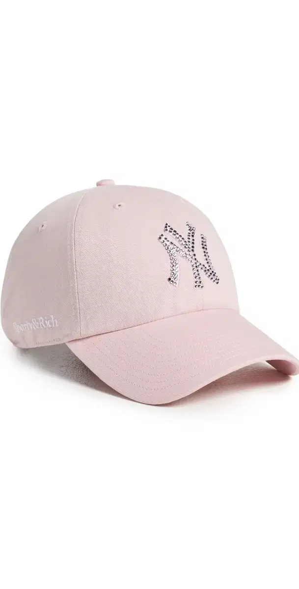 Sporty & Rich Yankees Krystal Hat Candy/White One Size