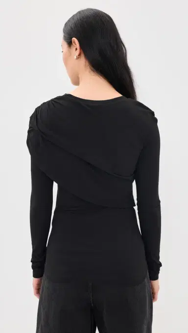 ISABEL MARANT ÉTOILE Dressi Top Black 40 | Thumbnail 3