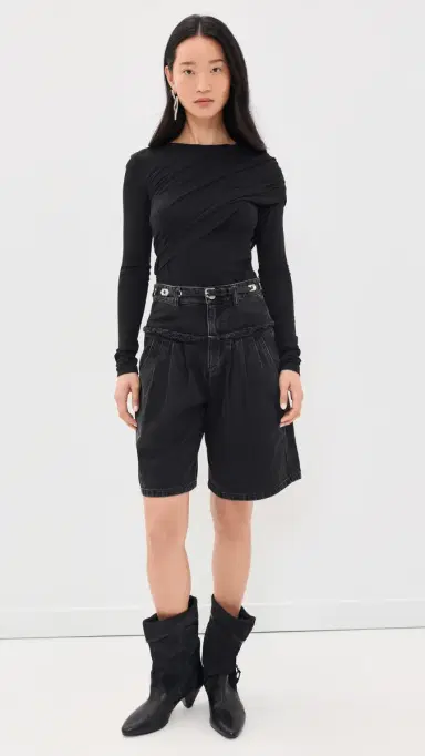 ISABEL MARANT ÉTOILE Dressi Top Black 40 | Thumbnail 5