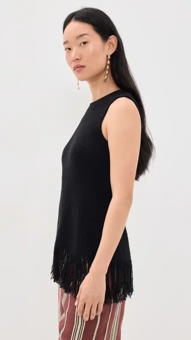 SIMONMILLER Lisel Knit Top Black | Thumbnail 4