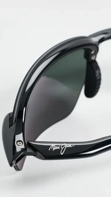 Maui Jim Golf Style Sunglasses Black-Black-Grey One Size | Thumbnail 5