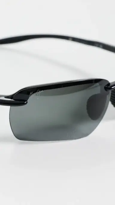 Maui Jim Golf Style Sunglasses Black-Black-Grey One Size | Thumbnail 6