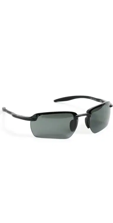 Maui Jim Golf Style Sunglasses Black-Black-Grey One Size | Thumbnail 1