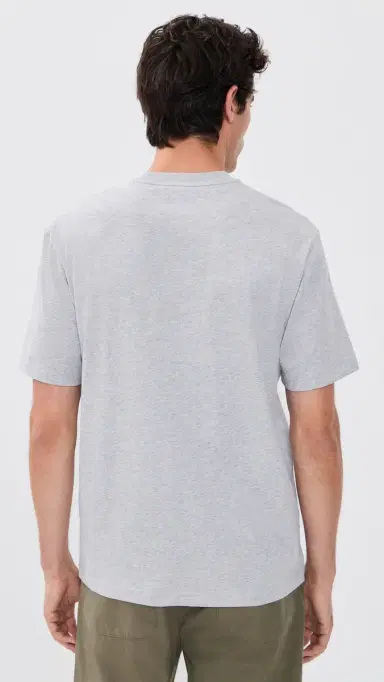 Lacoste Cotton Logo Tee Grey Chine | Thumbnail 3 Lacoste Cotton Logo Tee Grey Chine | Thumbnail 3