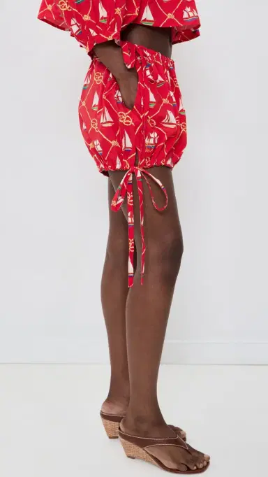 Coniglio Palm Beach Bubble Shorts Sailing Knots Captain Red One Size | Thumbnail 4 Coniglio Palm Beach Bubble Shorts Sailing Knots Captain Red One Size | Thumbnail 4