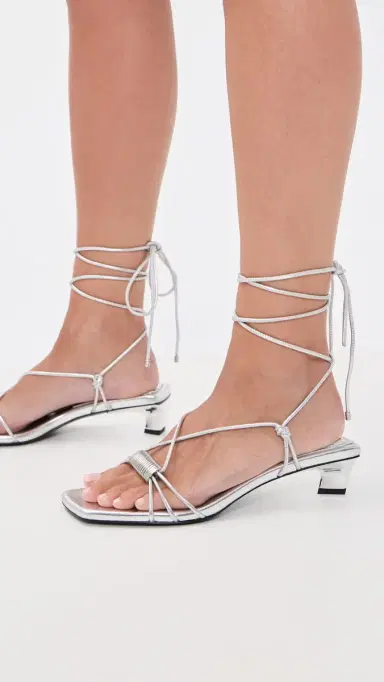 rag & bone Liv Strappy Sandals Silver | Thumbnail 4 rag & bone Liv Strappy Sandals Silver | Thumbnail 4