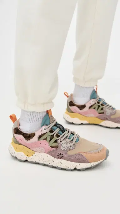 Flower Mountain Yamano 3 Sneakers Light Mustard Grey | Thumbnail 3 Flower Mountain Yamano 3 Sneakers Light Mustard Grey | Thumbnail 3