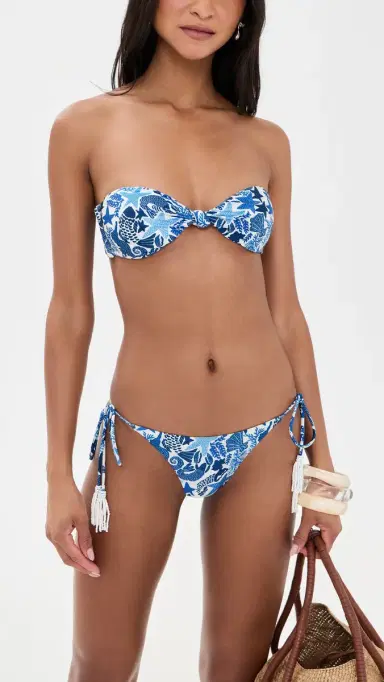 FARM Rio Tie ide Bikini Bottoms ea Charms Off White | Thumbnail 4 FARM Rio Tie ide Bikini Bottoms ea Charms Off White | Thumbnail 4