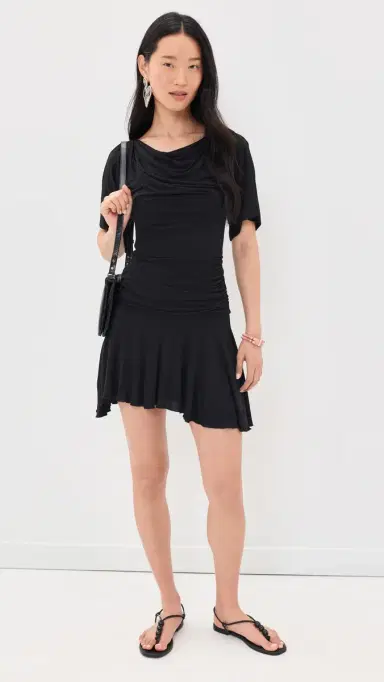 ISABEL MARANT ÉTOILE Raima Dress Black 42 | Thumbnail 5