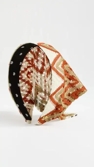 Lele Sadoughi Jackie Crochet Hankerchief Headband | Thumbnail 2 Lele Sadoughi Jackie Crochet Hankerchief Headband | Thumbnail 2