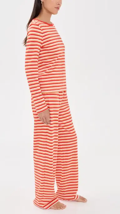 Cozyland by Morgan Lane Ellie Pajama Set Cinnamon M | Thumbnail 4