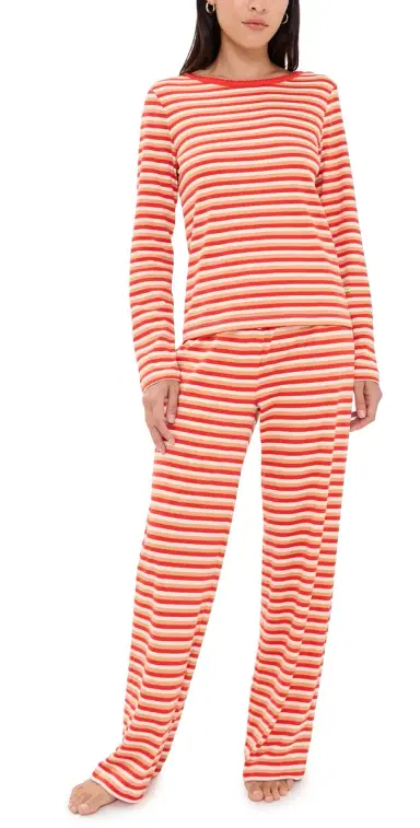 Cozyland by Morgan Lane Ellie Pajama Set Cinnamon M | Thumbnail 1