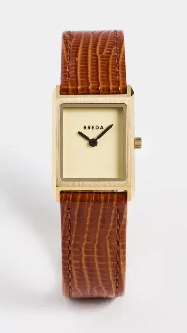 Breda Virgil Watch Gold/Brown One Size | Thumbnail 2 Breda Virgil Watch Gold/Brown One Size | Thumbnail 2