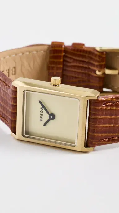 Breda Virgil Watch Gold/Brown One Size | Thumbnail 5 Breda Virgil Watch Gold/Brown One Size | Thumbnail 5