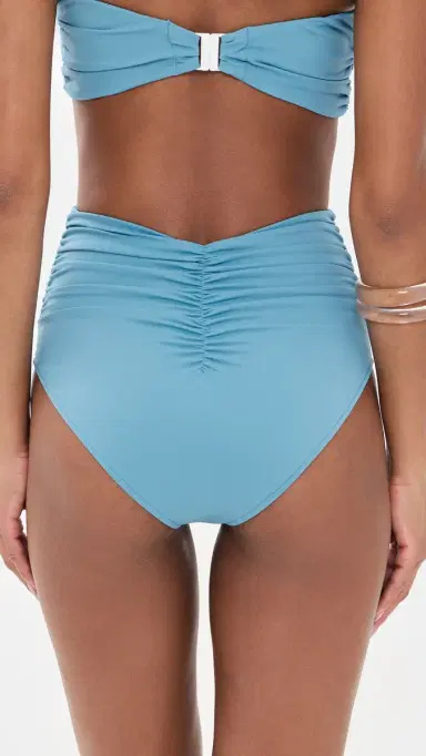 Sea Carmella Draped Bikini Bottoms Blue | Thumbnail 3