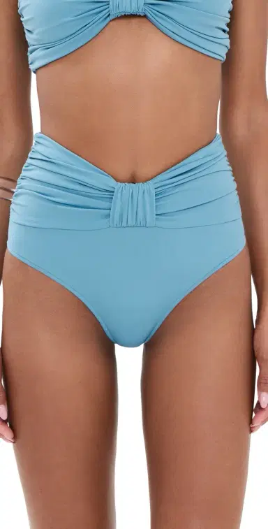 Sea Carmella Draped Bikini Bottoms Blue | Thumbnail 1