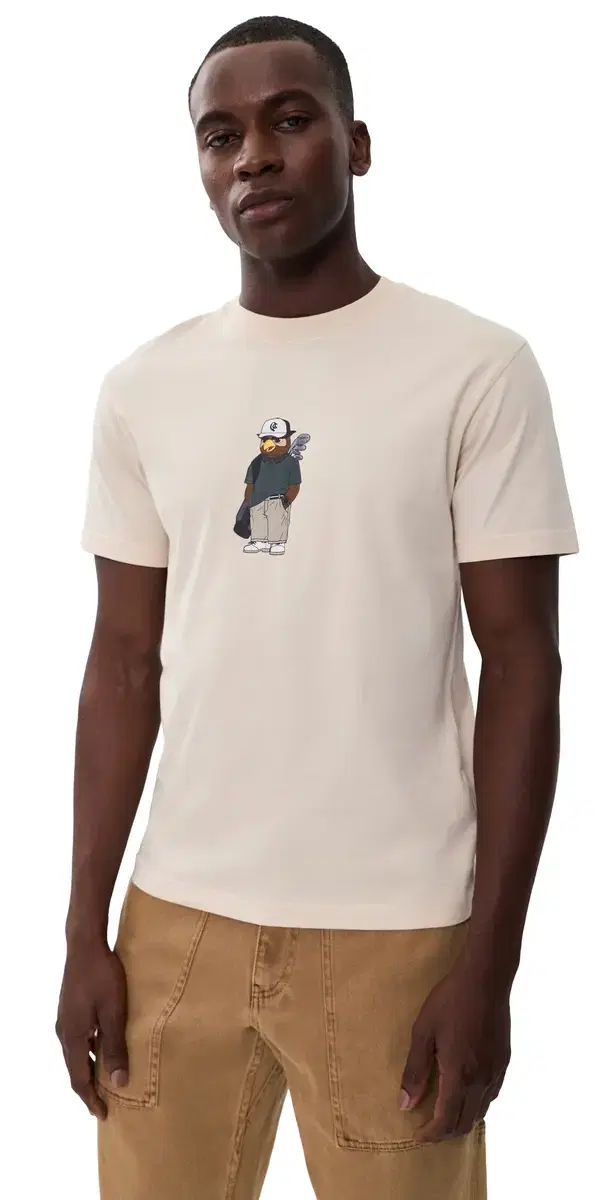 Quiet Golf Randolph Tee Taupe