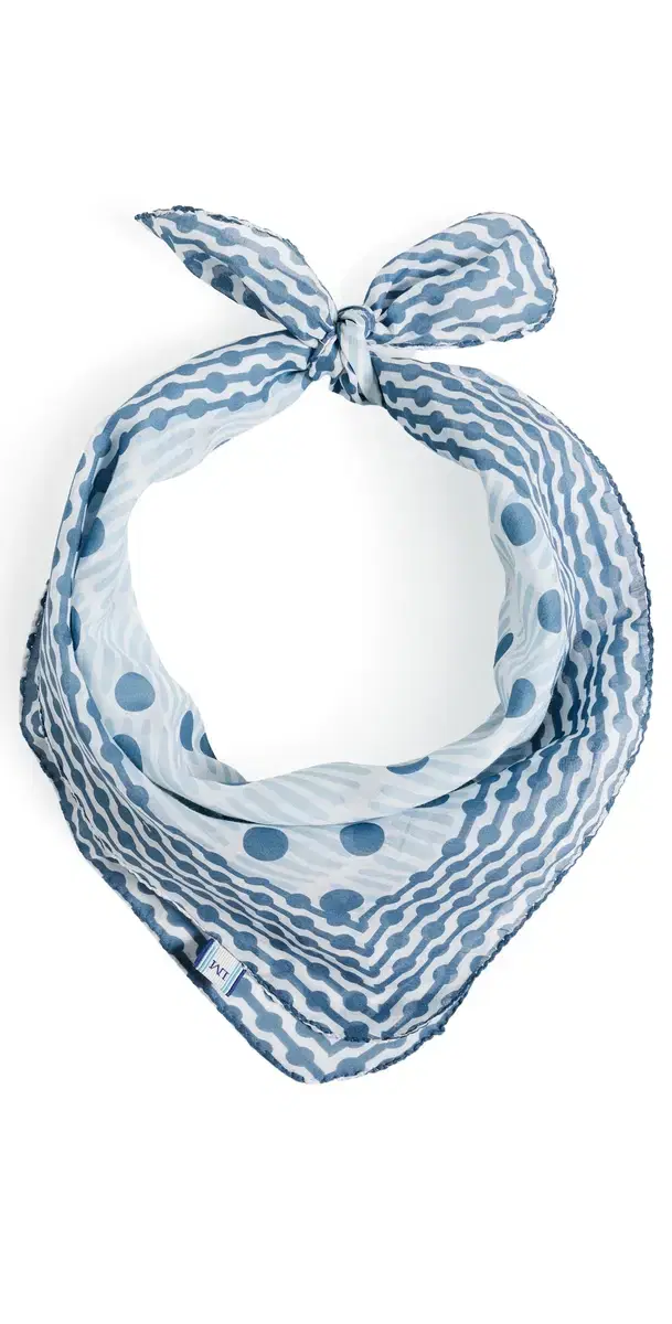Lorna Murray Desert Kerchief Shibori Blue One Size
