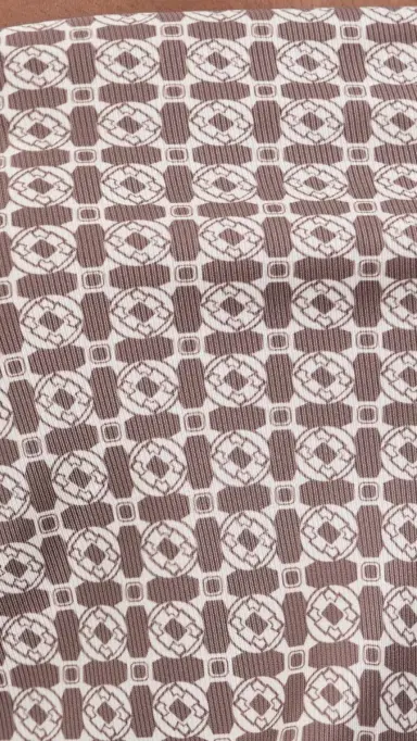 SEROYA Hark Satin Scarf Top Cocoa Mosaic | Thumbnail 6 SEROYA Hark Satin Scarf Top Cocoa Mosaic | Thumbnail 6