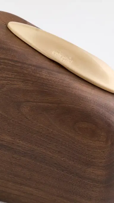 Cult Gaia Althea Clutch Walnut One Size | Thumbnail 5