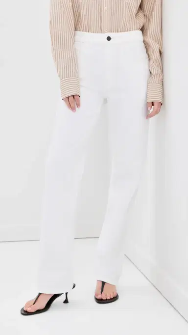 Kallmeyer Farah Classic Bootcut Jeans Talc | Thumbnail 2