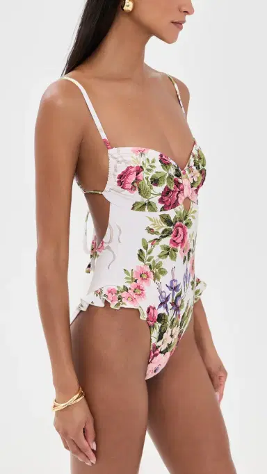 Montce Bouquet Devin Ruffle One Piece | Thumbnail 4