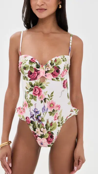 Montce Bouquet Devin Ruffle One Piece | Thumbnail 5